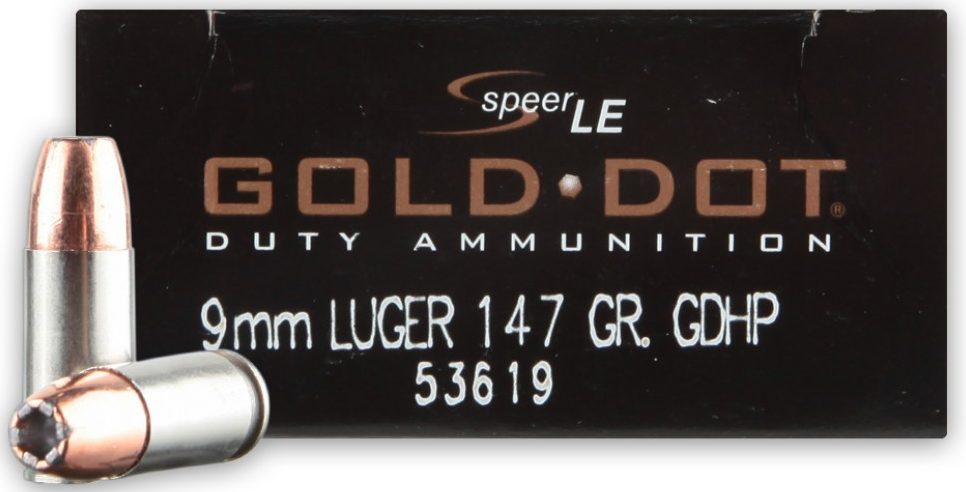 Speer Gold Dot 9mm 124gr