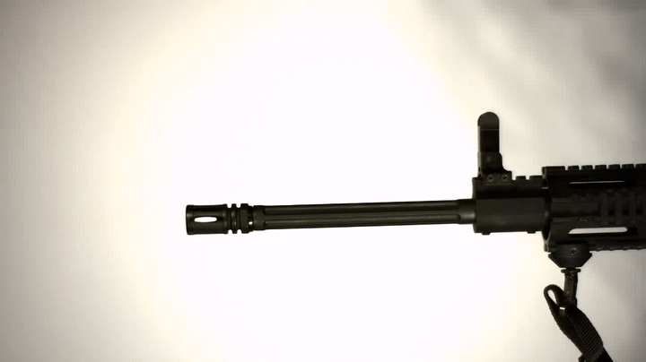 AR_15_Fluted_Barrel_Flex_Slow_Motion_Vibrations_High_Speed_Camera_2_Aimed_Research