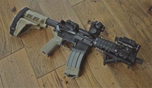 AR-15 with light