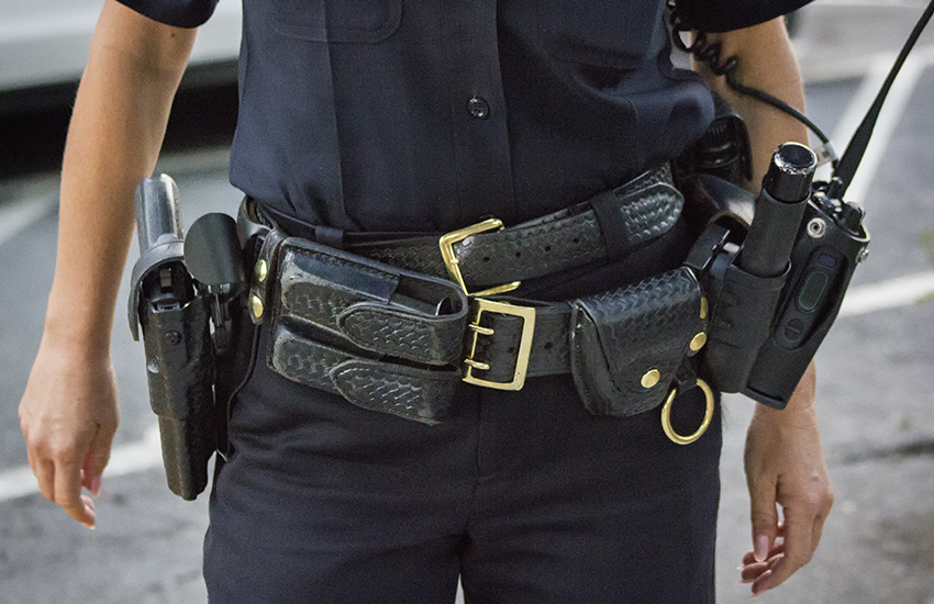 police gun belt