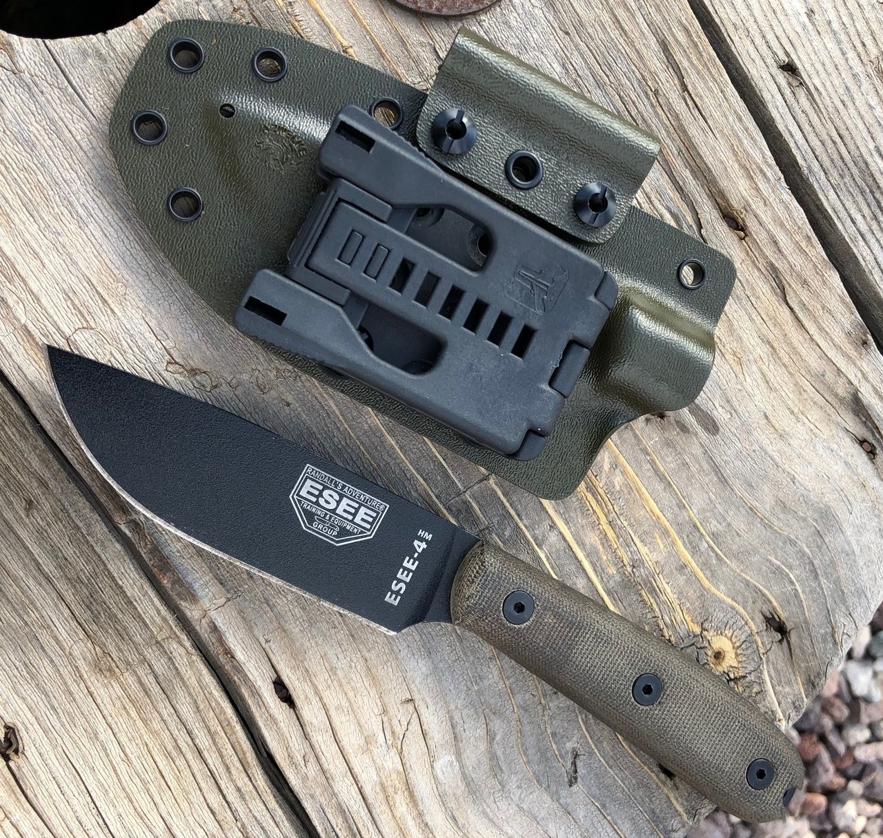 ESEE-4 with sheath