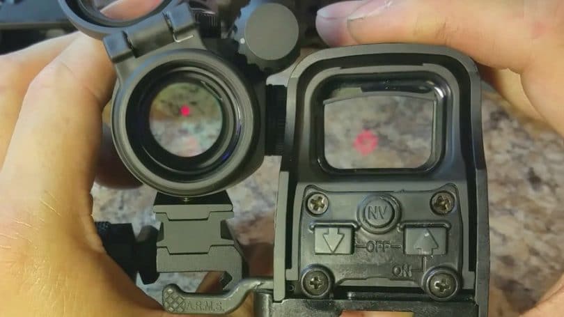 red dot vs holo field of view