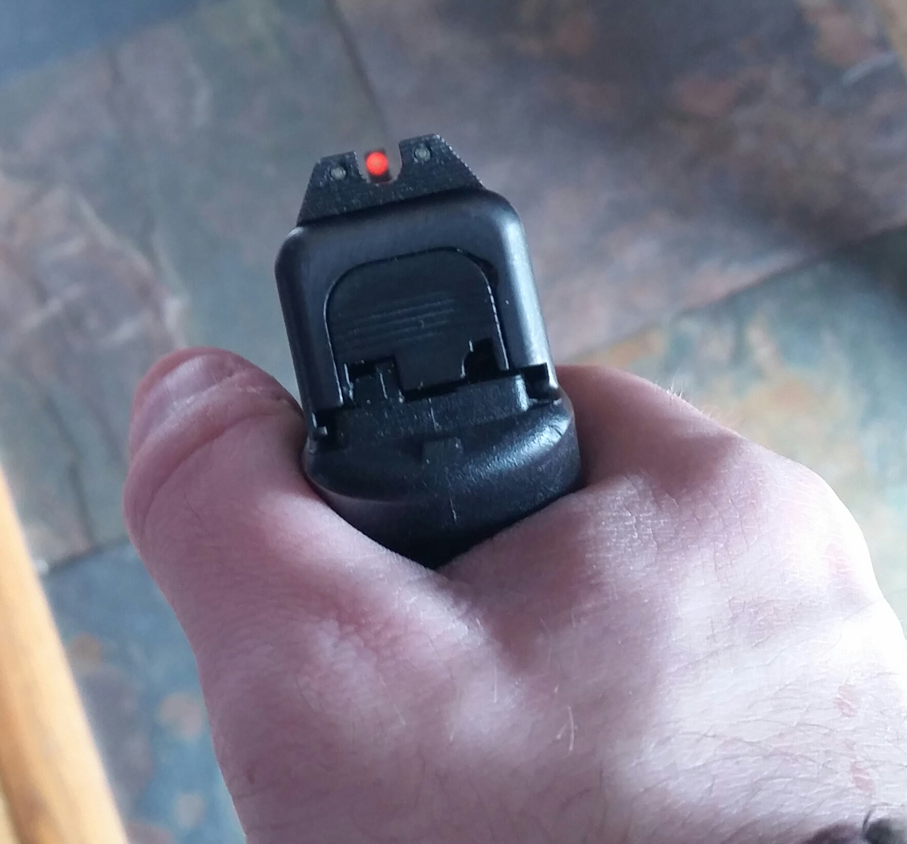 TruGlo Brite Site TFX Pro Night Sights down sight view