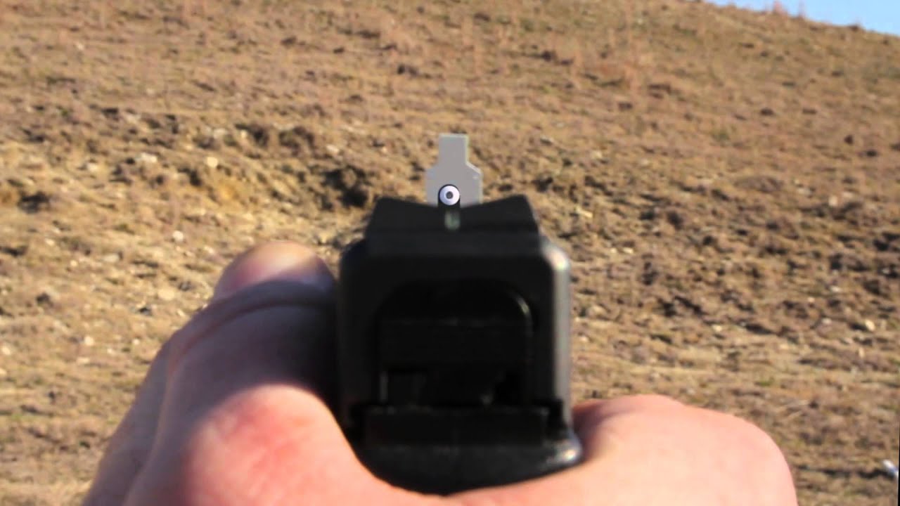 XS Sights DXT Big Dot Night Sights down sight view