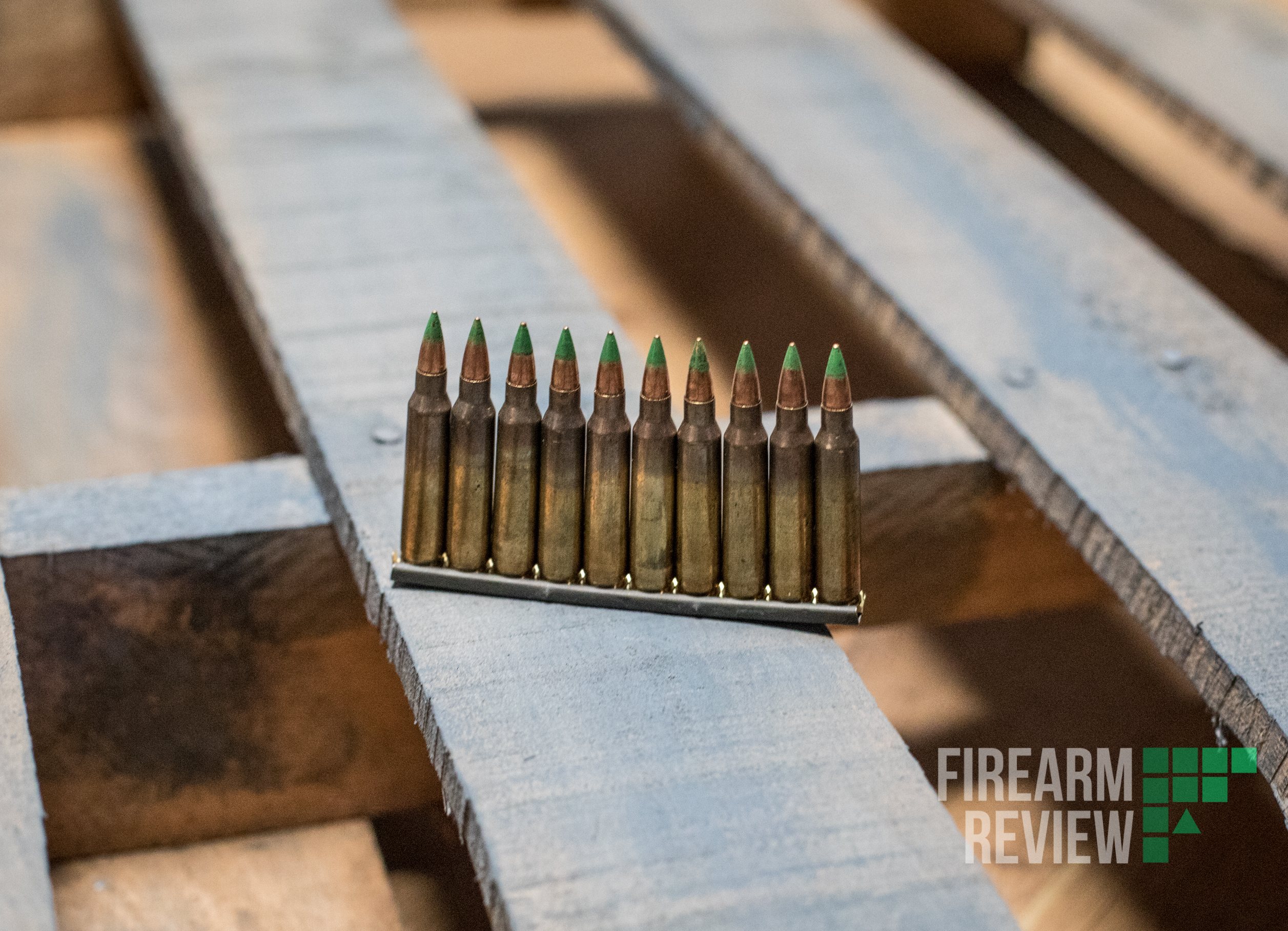 5.56 NATO Green Tip ammo