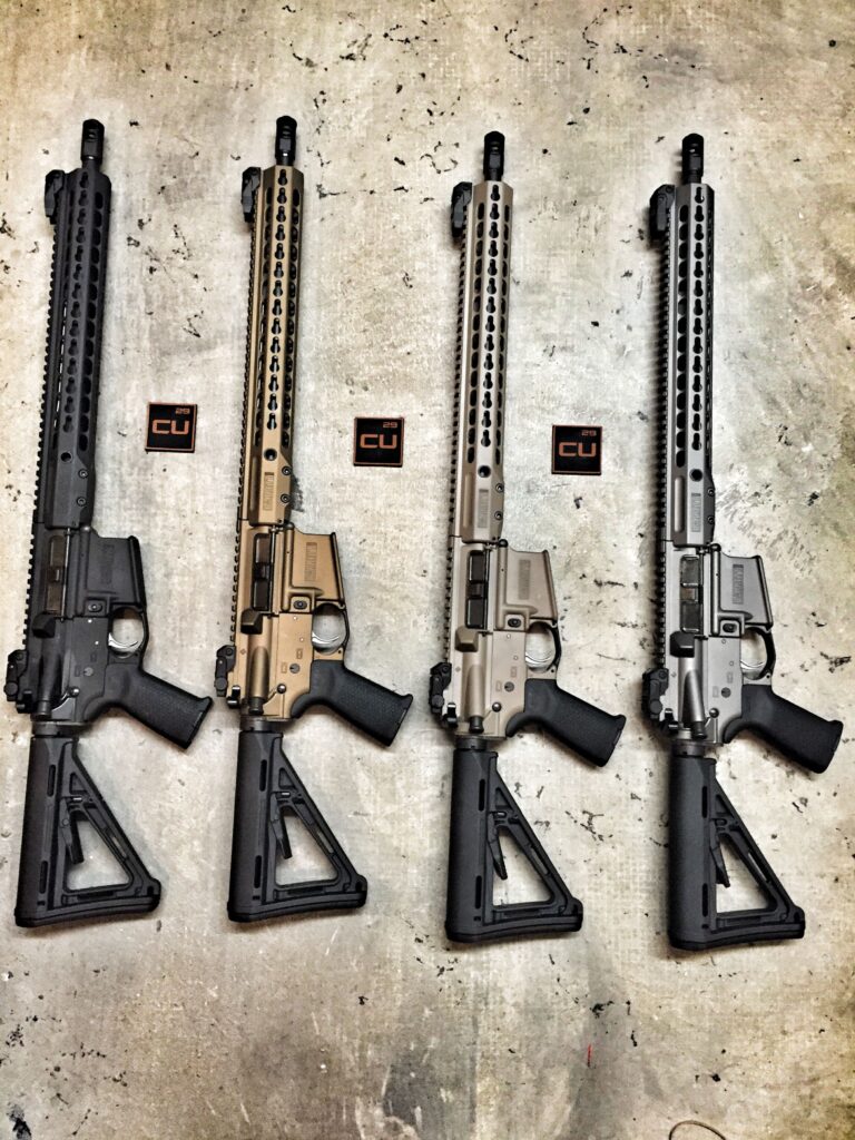 Barrett REC7 DI finishes